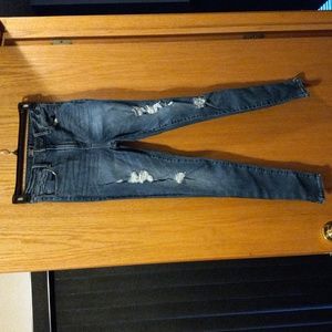 Womens Abercrombie & Fitch super skinny high rise jeans